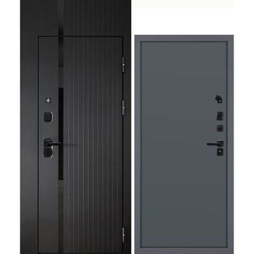 Входная дверь с фальшфрамугой Сити-1Ф панель гладкая