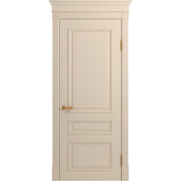 Межкомнатная дверь массив бука Viporte Рим ваниль глухая