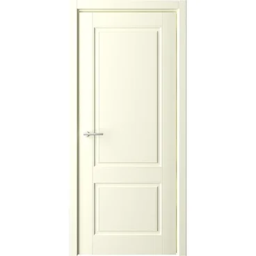 Межкомнатная дверь эмаль Классика 2 слоновая кость глухая