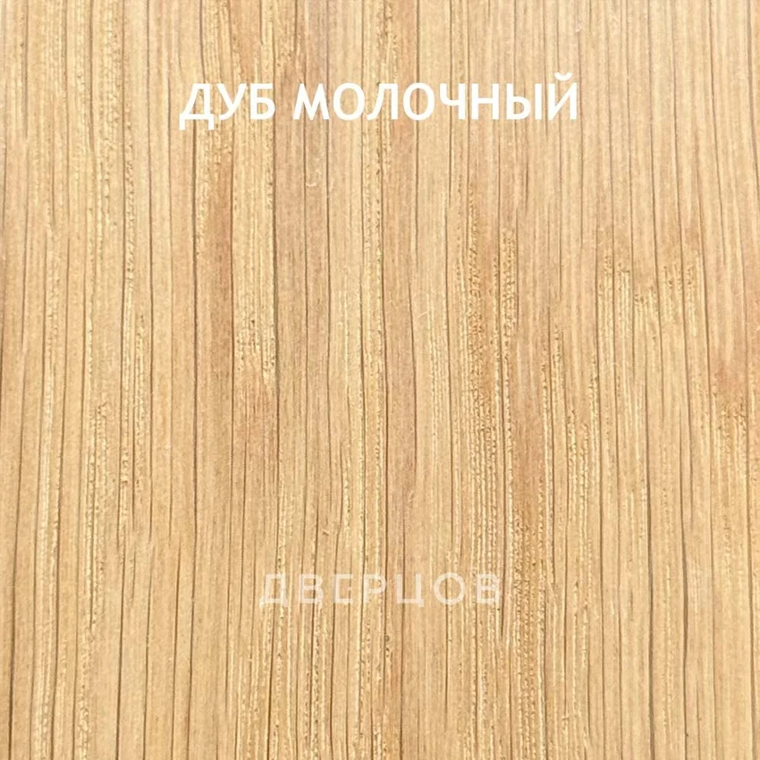 Межкомнатная дверь массив дуба без сучка Дверцов Кастро остеклённая