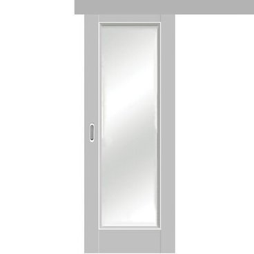 Раздвижная одностворчатая дверь Кобальт 42 манхэттен остеклённая