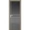 Межкомнатная алюминиевая дверь 9AG никель матовый остеклённая