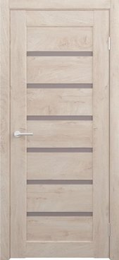 Межкомнатная дверь CPL Мальта дуб золотистый стекло бронзовое