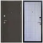 Входная дверь Галеон 2 антик тёмное серебро панель ПВХ сандал светлый