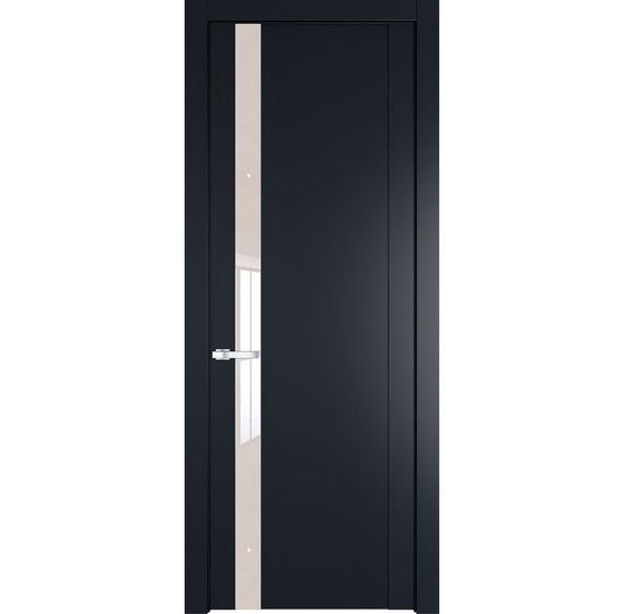 Межкомнатная дверь 1.2P нэви блу остеклённая