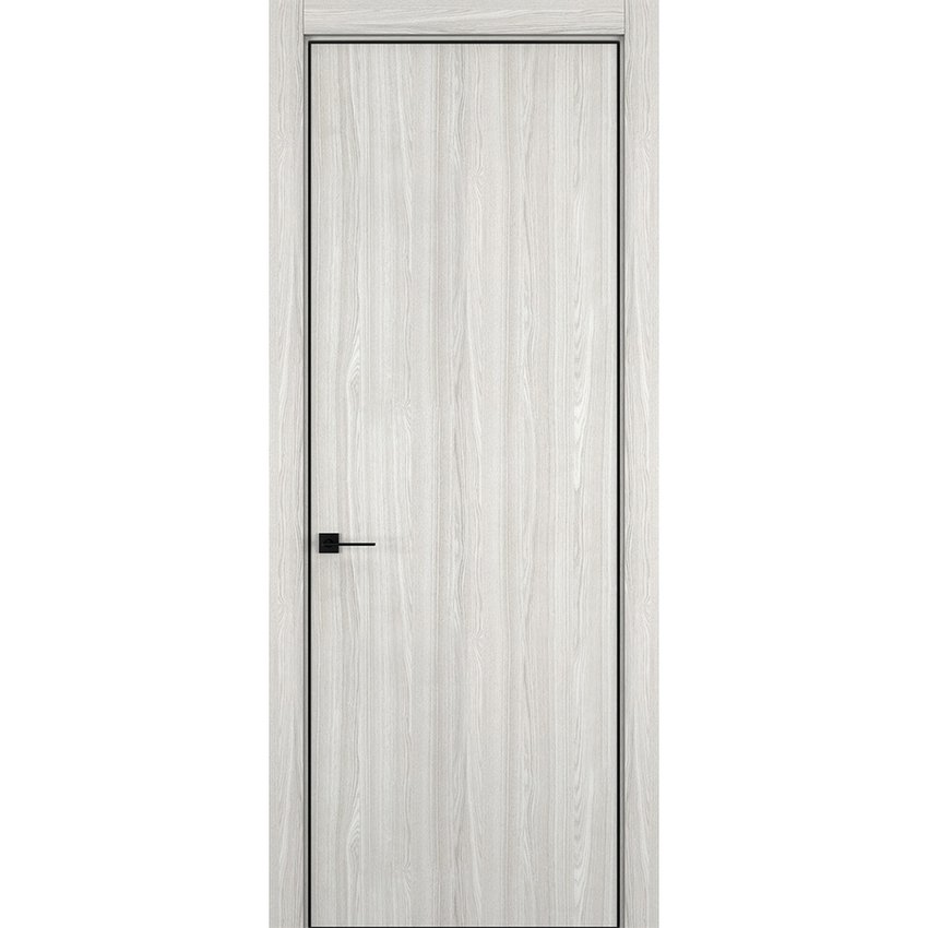 Фото межкомнатной двери керамик MN 1 дуб белый глухая