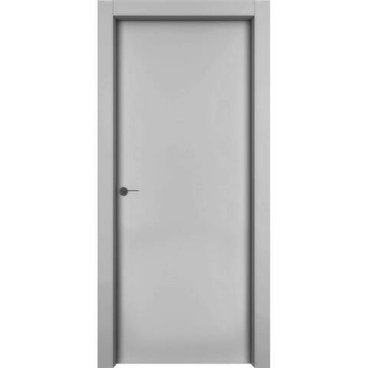 Межкомнатная дверь эмаль 1001 серая глухая