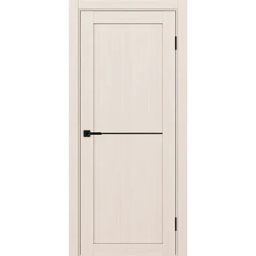 Межкомнатная дверь экошпон Турин 502АПП.11 ясень перламутровый с молдингом