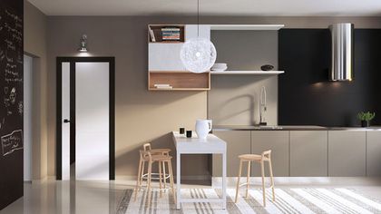 Открываем новую категорию белых дверей с чёрными наличниками