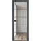 Алюминиевая межкомнатная дверь 5AХ серая ночь остеклённая