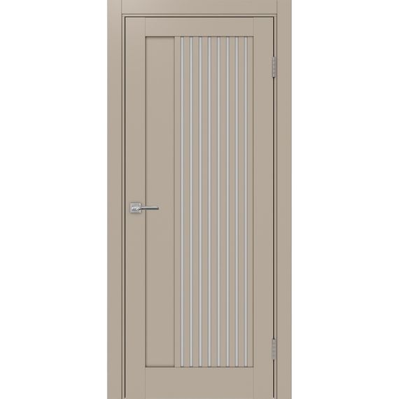 Фото двери из экошпона Турин 544.12 мокко остеклённая