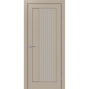 Межкомнатная дверь экошпон Турин 544.12 мокко остеклённая