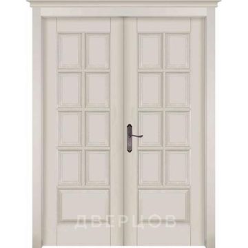 Лондон 1 эмаль слоновая кость распашная двустворчатая глухая