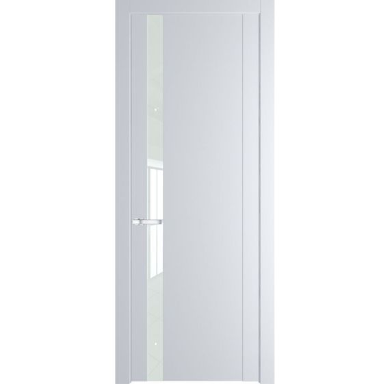 Межкомнатная дверь 1.2P вайт остеклённая