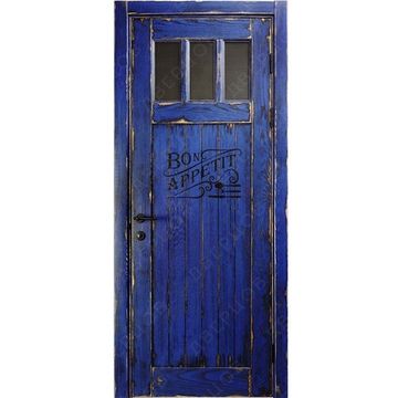 Межкомнатная дверь Лофт Кухня остеклённая