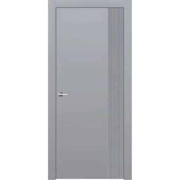 Межкомнатная дверь эмаль Ofram Линнея 6 серая глухая