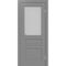 Межкомнатная дверь Тоскана багет 631.211 серый со стеклом