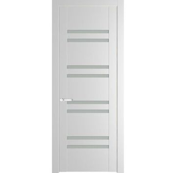 Межкомнатная дверь 1.6P крем вайт остеклённая