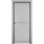 Межкомнатная дверь эмаль 1001 M1 серая глухая