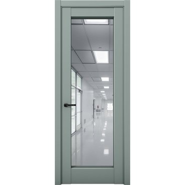 Межкомнатная дверь Кобальт 42 deep green с зеркалом