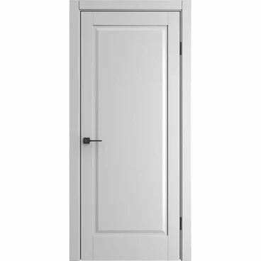 Межкомнатная дверь экошпон ДП-1 silver gray глухая