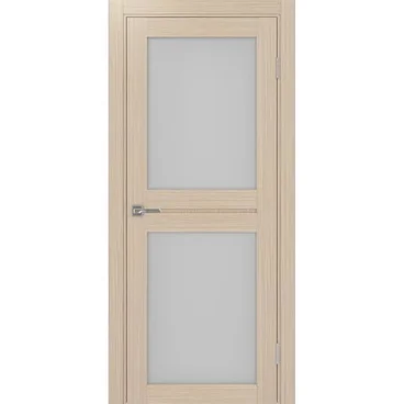 Межкомнатная дверь экошпон Турин 520.212 белёный дуб остеклённая