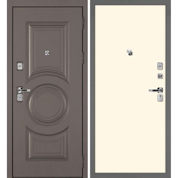 Входная дверь Плаза-177 панель гладкая магнолия