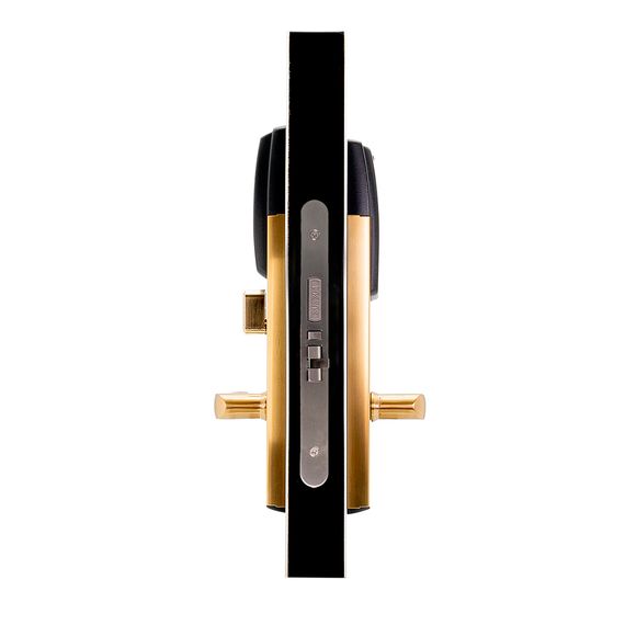 Гостиничный электронный замок HSU-9936BT-G матовое золото