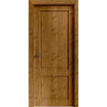 Межкомнатная дверь экошпон Сицилия 90001 орех светлый глухая