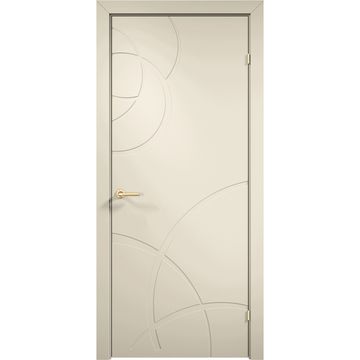 Межкомнатная дверь эмаль Дверцов Тиволи 3 RAL 1013 глухая