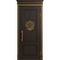 Межкомнатная дверь массив дуба Статус шоколад патина золото глухая