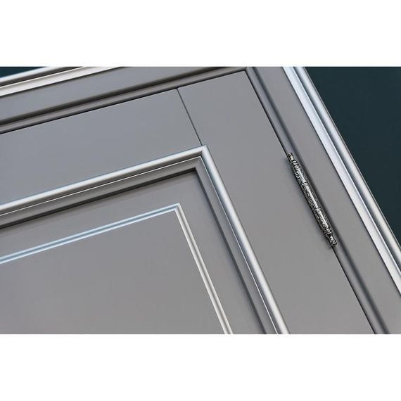 Межкомнатная дверь массив бука Viporte Лацио Амбиенте тауп глухая