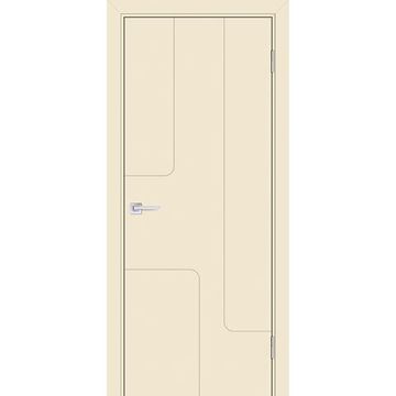 Межкомнатная дверь эмаль Текона Смальта-Лайн 01 айвори RAL 1013 глухая