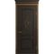 Межкомнатная дверь массив ясеня Viporte Бристоль Декор шоколад глухая