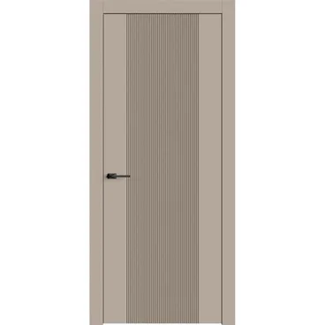 Межкомнатная дверь эмаль Ofram Линнея 3 капучино глухая