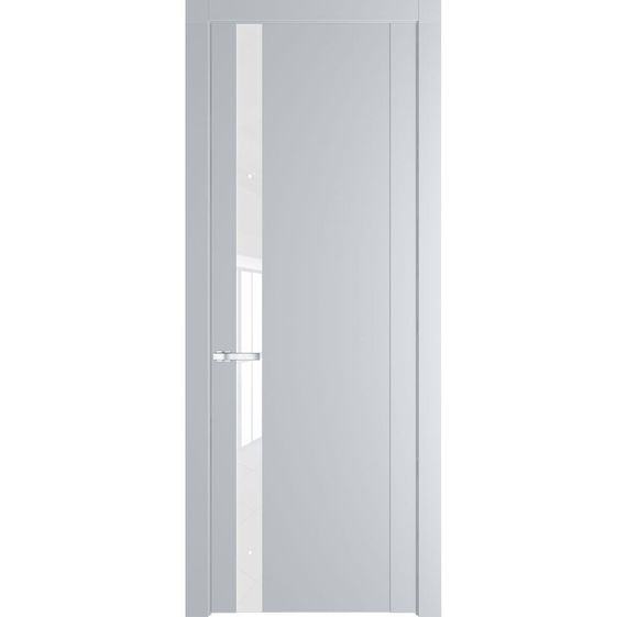 Межкомнатная дверь 1.2P лайт грей остеклённая