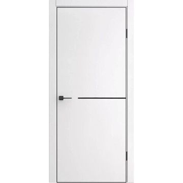 Межкомнатная дверь экошпон ДП-50.1 white pearl глухая