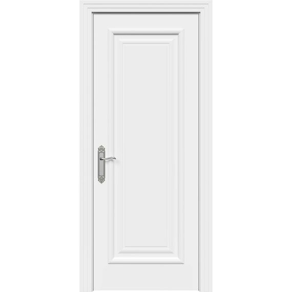 Фото межкомнатной двери эмаль Прованс белая глухая