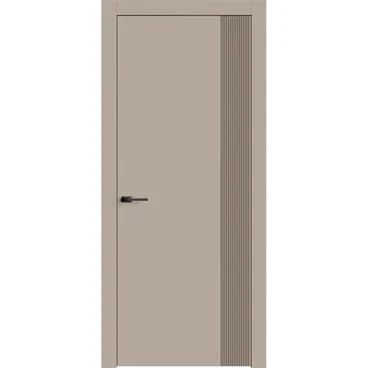 Межкомнатная дверь эмаль Ofram Линнея 6 капучино глухая
