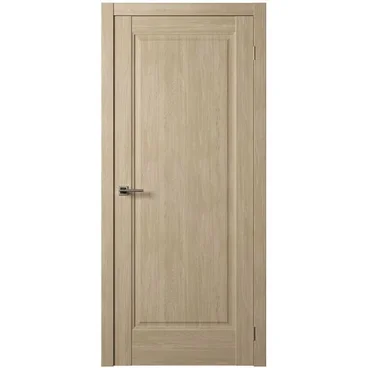 Межкомнатная дверь экошпон Нова 1 дуб натуральный глухая