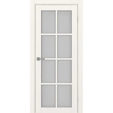 Межкомнатная дверь экошпон Турин 541.2222 бежевый остеклённая