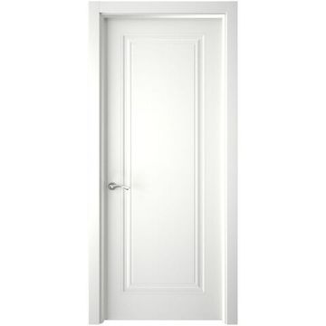Межкомнатная дверь эмаль Богемия 4 белая глухая