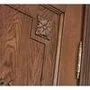 Межкомнатная дверь массив дуба Флоренция Декор табачный глухая