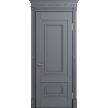 Межкомнатная дверь массив бука Viporte Неаполь тауп глухая