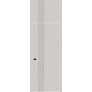 Межкомнатная дверь с фальшфрамугой эмаль Ofram Линнея 4 латте