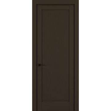 Межкомнатная дверь керамик FL 3 коричневый глухая