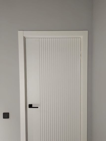 Межкомнатная дверь эмаль Ультра белая глухая