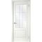 Межкомнатная дверь эмаль Левел-2 белая со стеклом