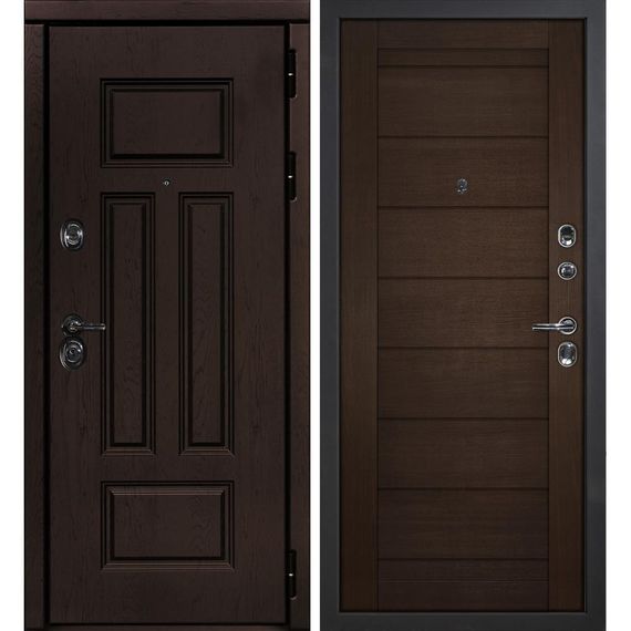 Входная дверь Э2 дуб крафтовый панель сборная венге