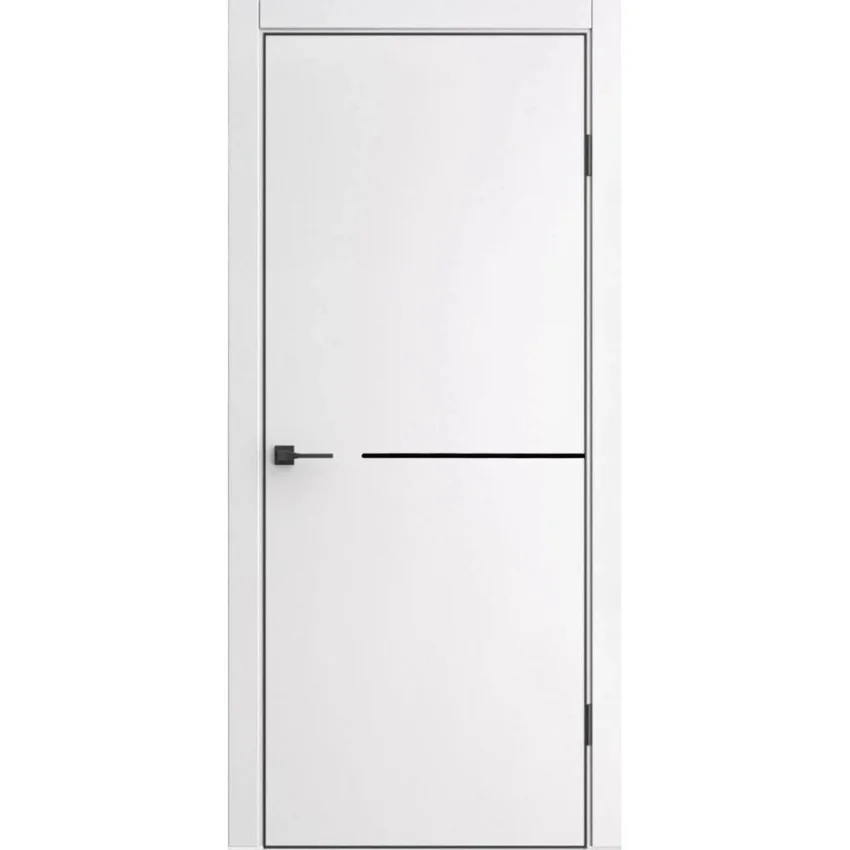 Межкомнатная дверь экошпон ДП-50.1 white pearl глухая